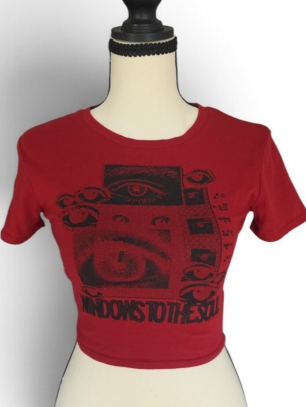 Empyre 'Windows to the Soul' Print Crop With Buckle-Medium